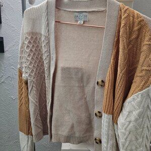 Soft Colorblock Cardigan